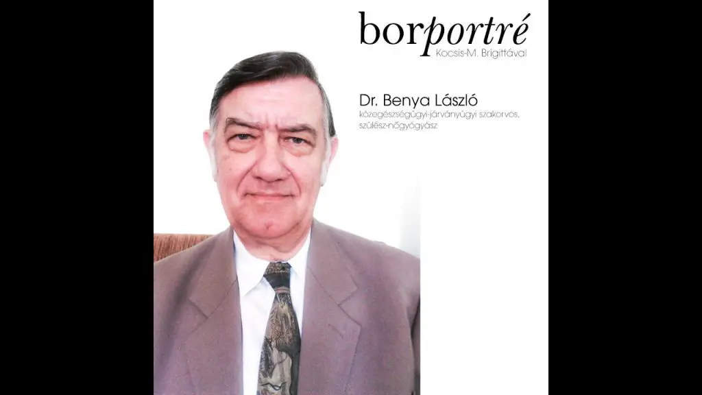 Dr. Benya László közeg.-járványügyi szakorvos, szülész-nőgyógyász | BorPortré 2020-03-26