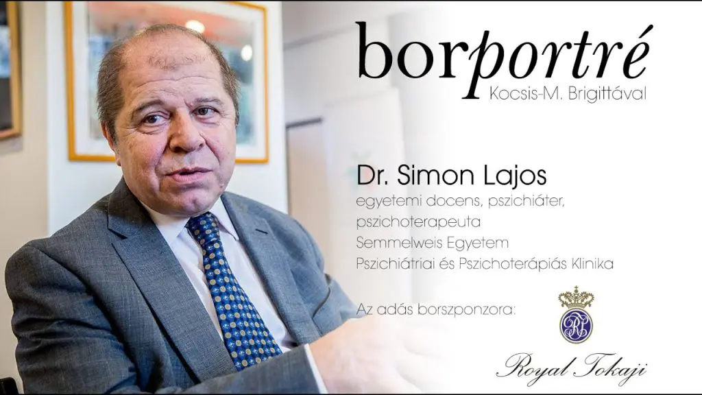 Dr. Simon Lajos, pszichiáter | Borportré 2020-06-12