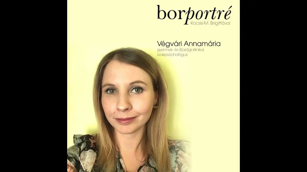 Végvári Annamária, gyermekpszichológus | BorPortré 2020-04-01