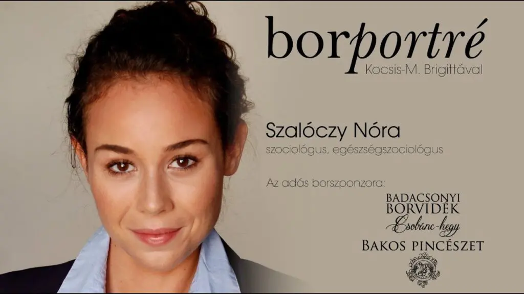 Szalóczy Nóra, szociológus, egészségszociológus | BorPortré 2020-08-05