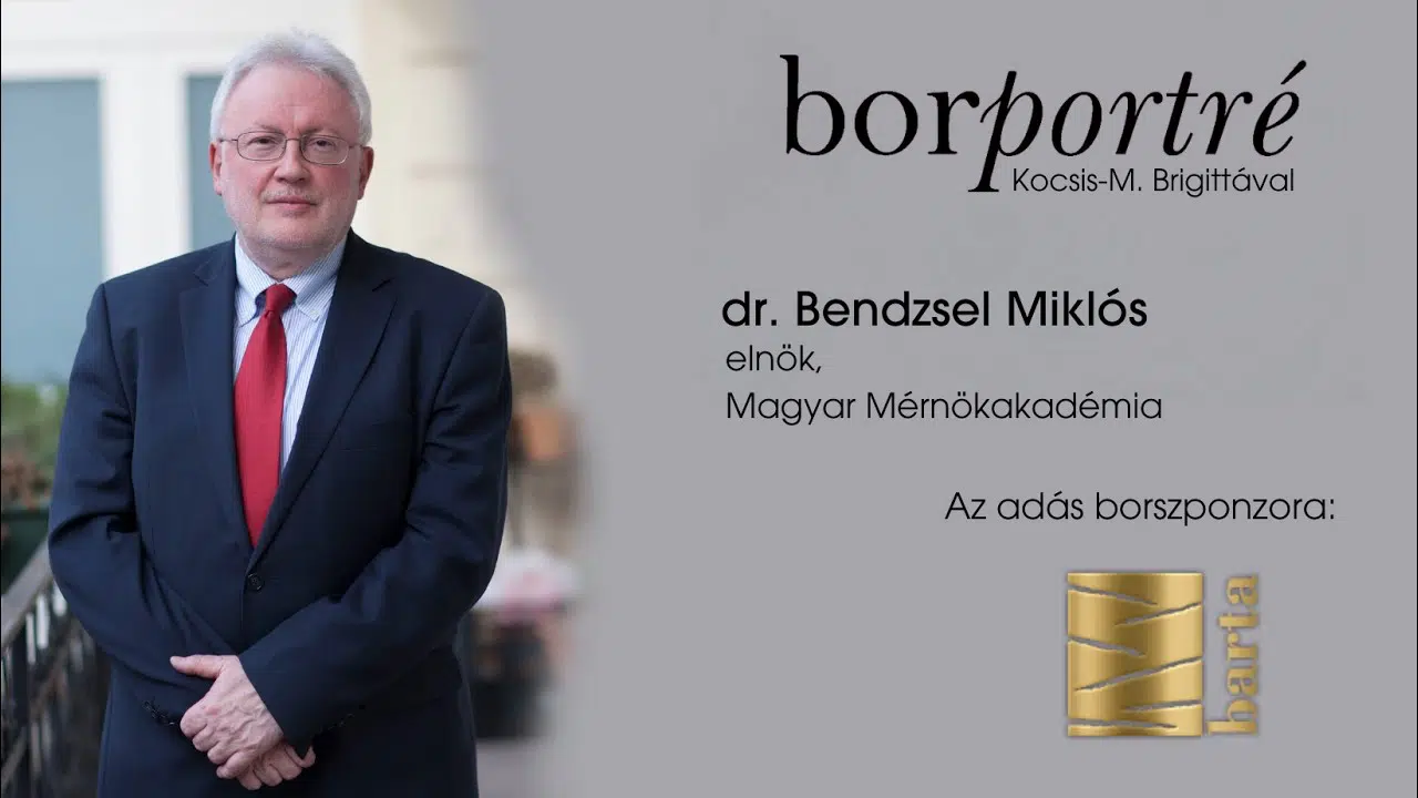 Dr. Bendzsel Miklós, a Magyar Mérnökakadémia elnöke | BorPortré 2021-10-06